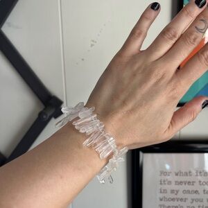Clear Quartz Crystal Bracelet